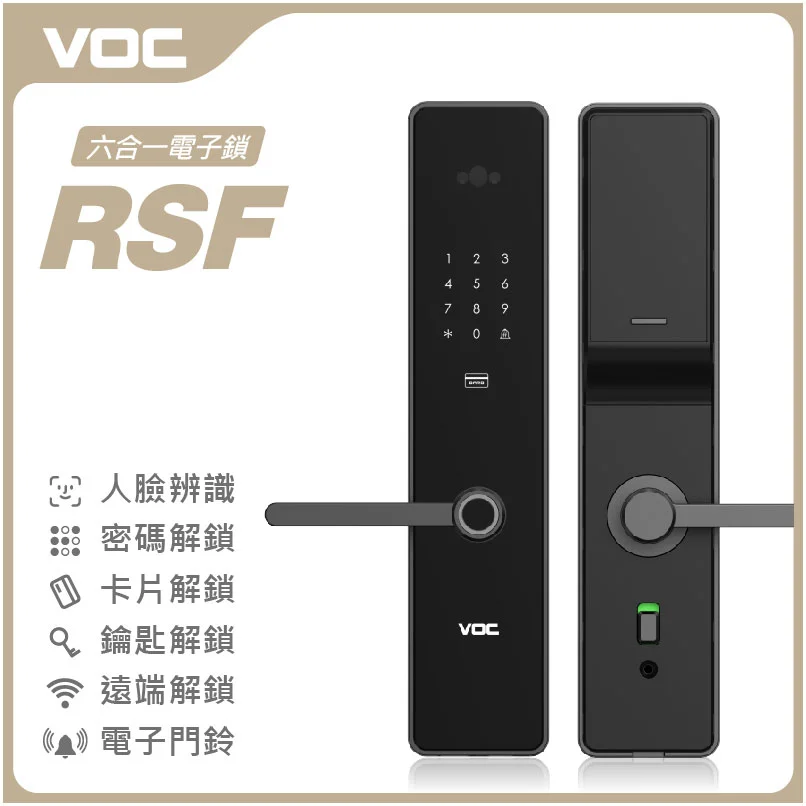 VOC RS-F 六合一電子鎖