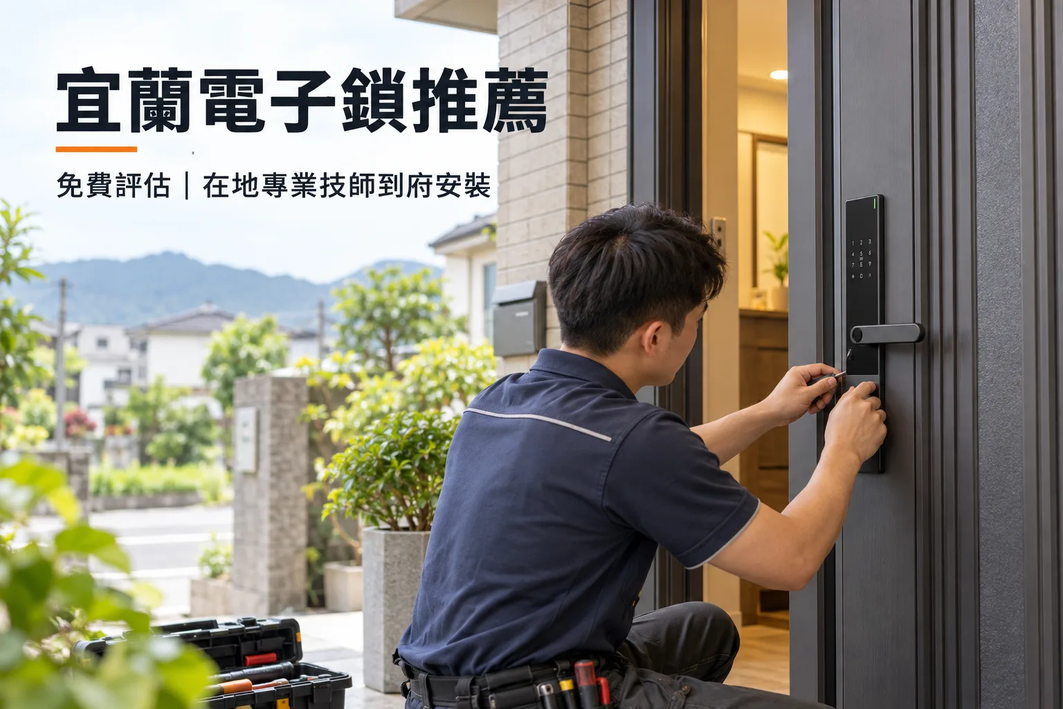 宜蘭電子鎖推薦:免費評估,在地專業技師到府安裝